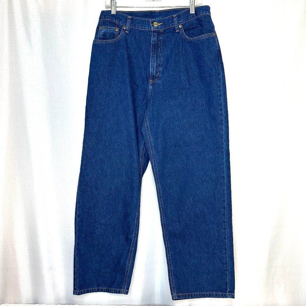 Vintage‎ LL Bean Women’s Jeans Tapered, Size 14 90s Utility High Rise Mom Jeans
